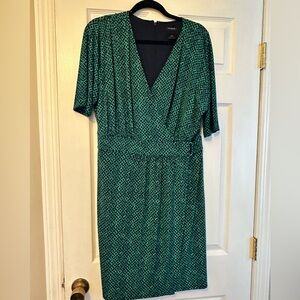 ANN TAYLOR faux wrap dress